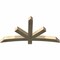 Ekena Millwork Alberta Rough Sawn Timber Gable Bracket, Douglas Fir, 60"W x 32"H x 4"D x 4"F, 13/12 Pitch GBW060X32X0404ALB00RDF - alternate 5